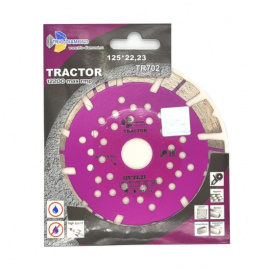 Диск алмазный отрезной Tractor (125х22.2х10 мм) TRIO-DIAMOND TR702