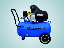 Компрессор Stavrolit  FL-50-2HP    50л; 8 атм;198 л/мин;1,5кВт