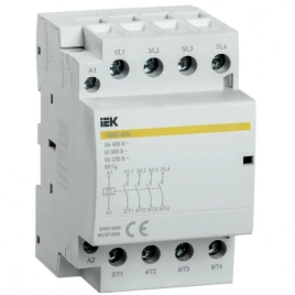 Контактор модульный КМ63-40М AC/DC IEK (MKK21-63-40)