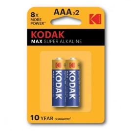 Батарейка Kodak MAX  LR-03 BL-2, 1,5 В